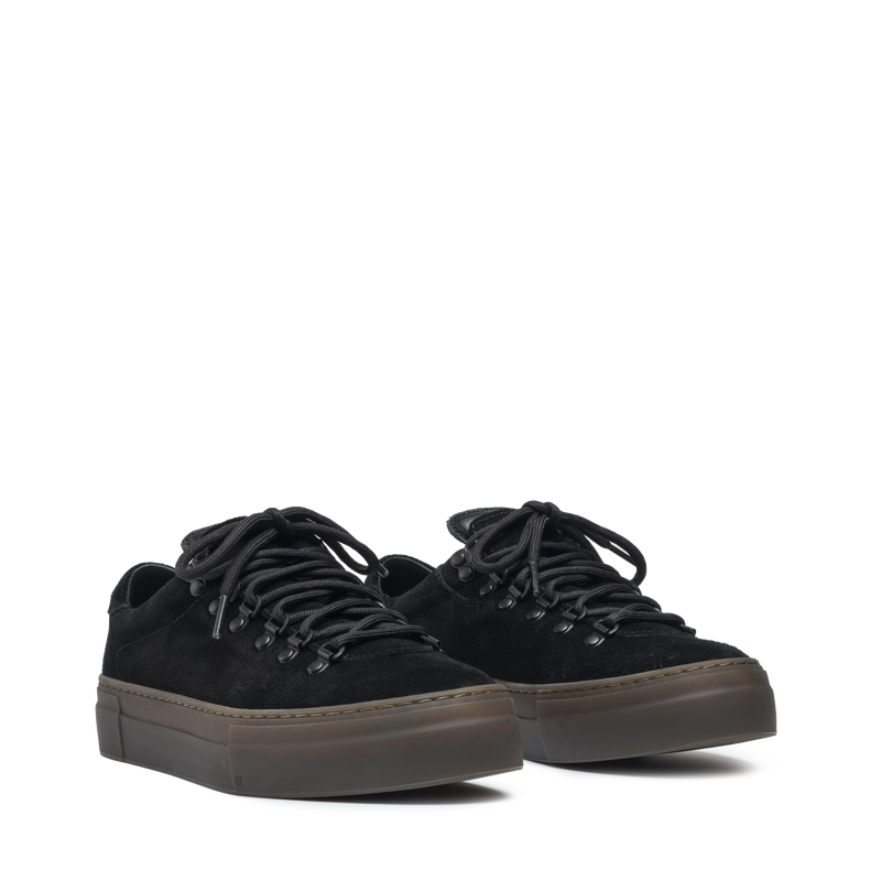 Marostica Low Platform Black Suede W